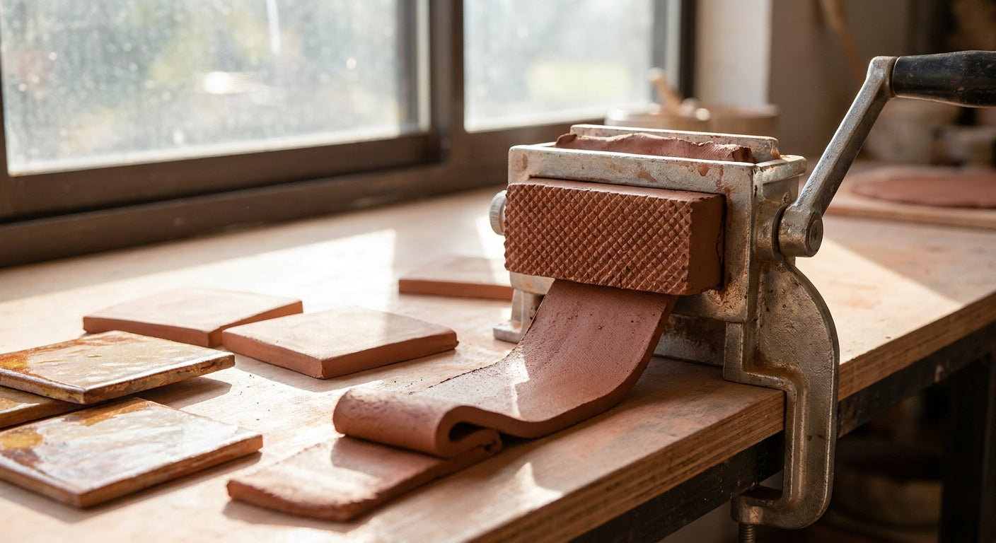 Clay extruders for tile makers