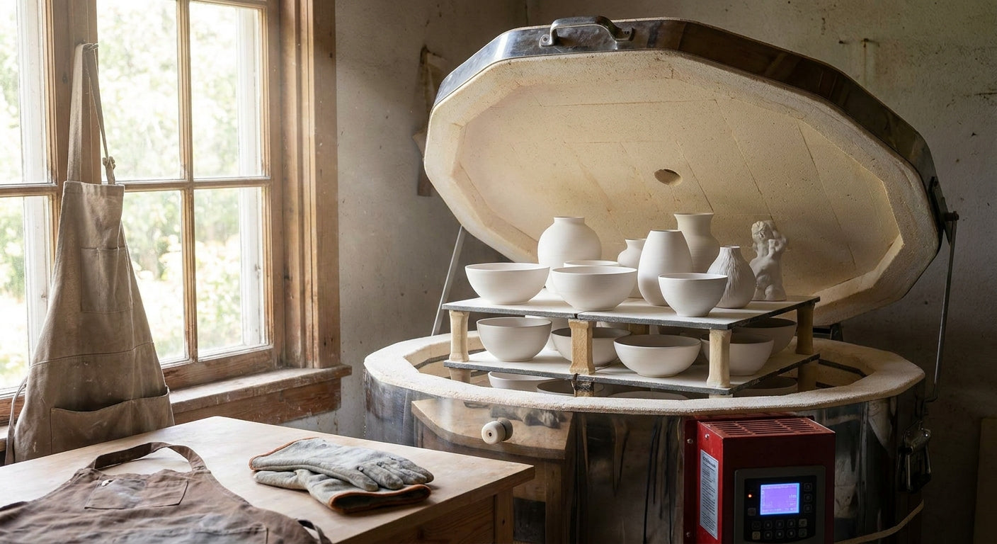 How to fire porcelain in an electric kiln