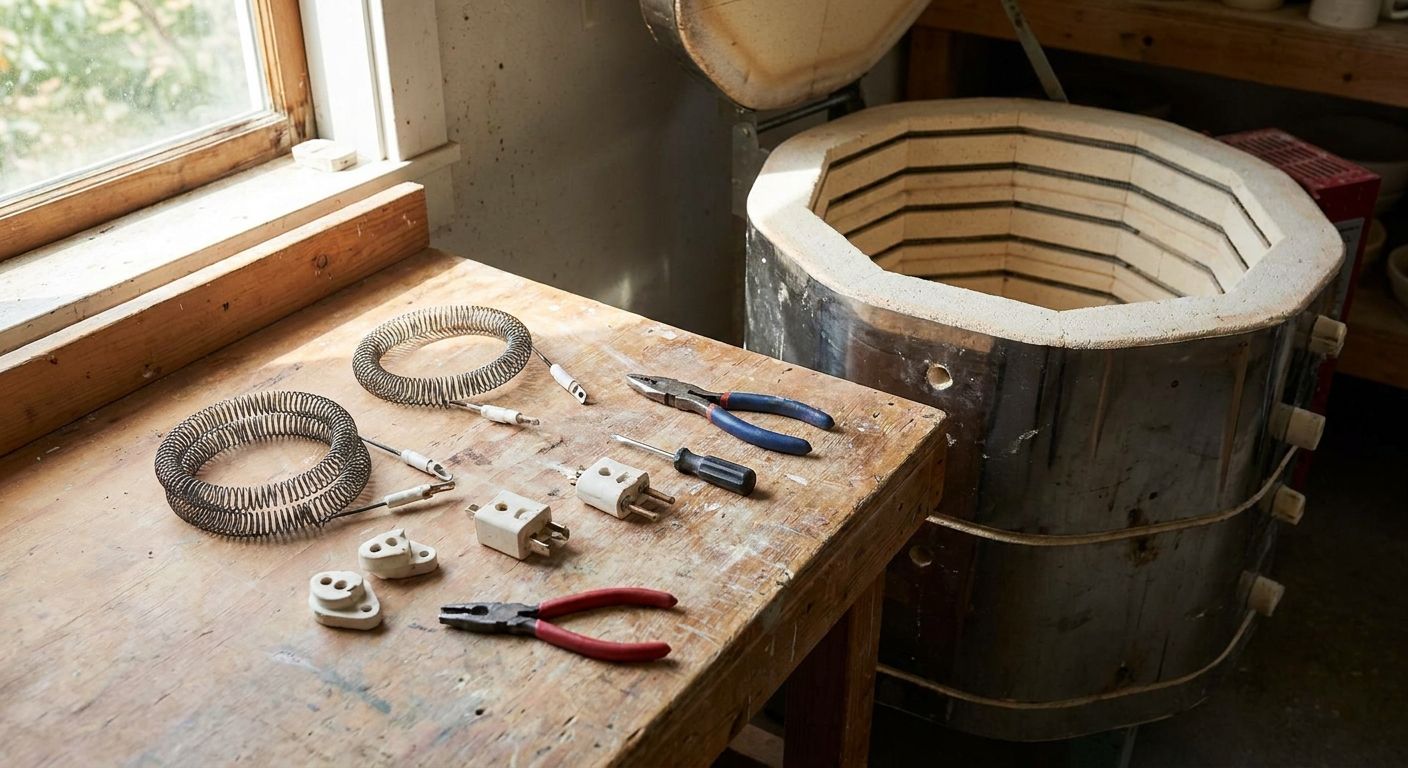 Kiln element repair kits for studio maintenance