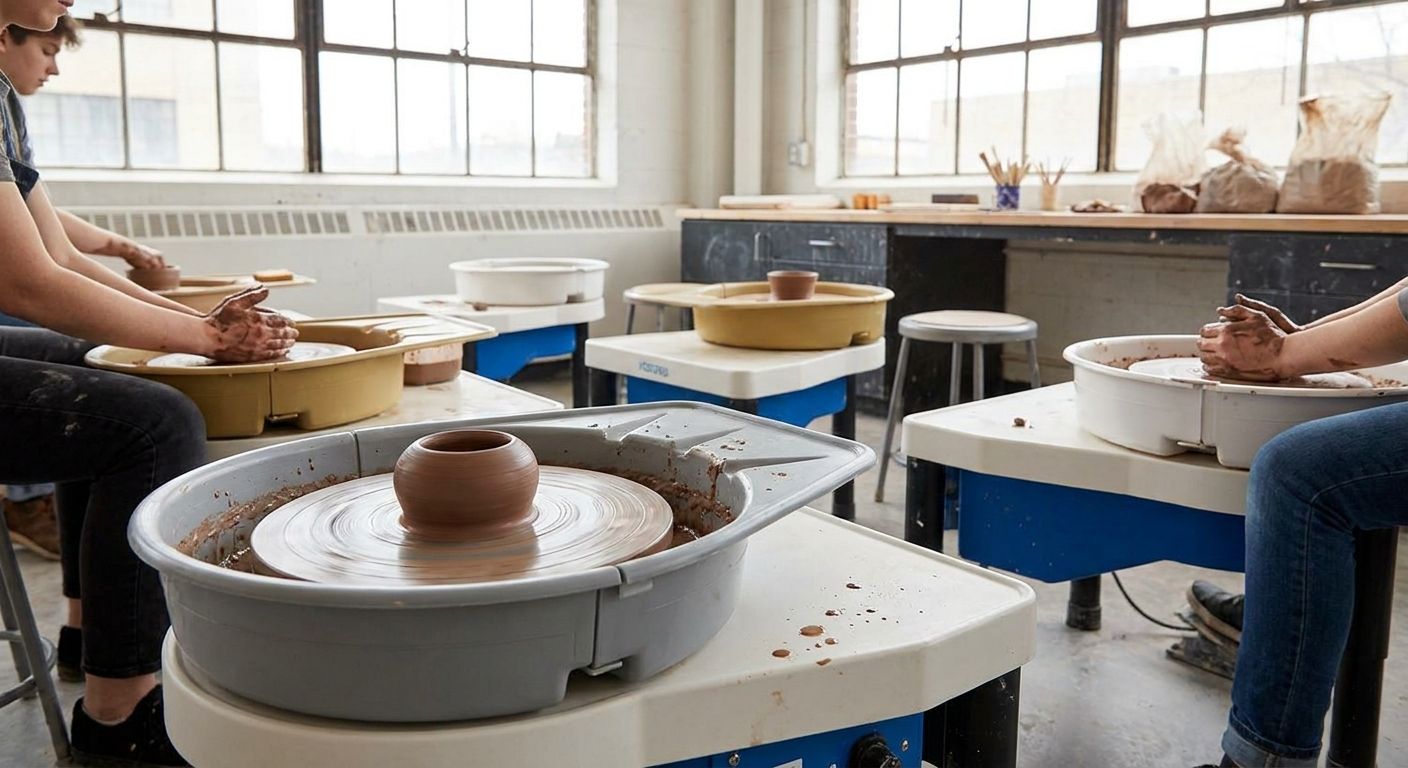 Best pottery wheel splash pans for classrooms