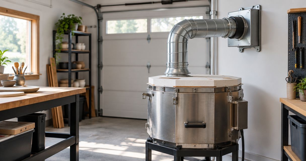 Kiln vent to clean garage air: complete 2026 workflow