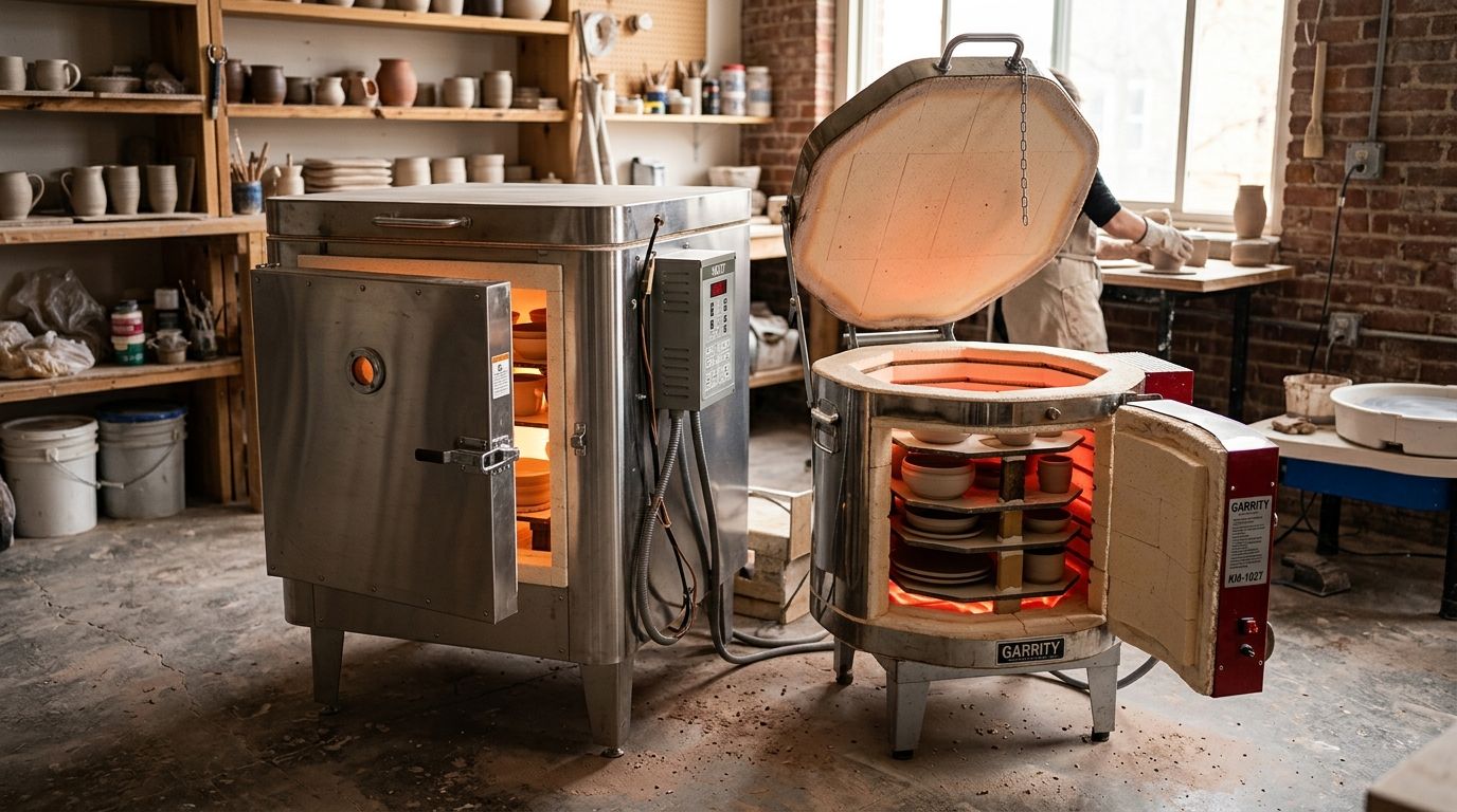 How to choose between a top-loading and front-loading kiln