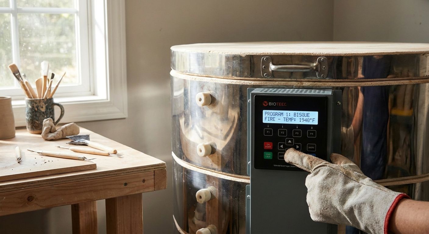 Digital kiln controllers for programmable firing