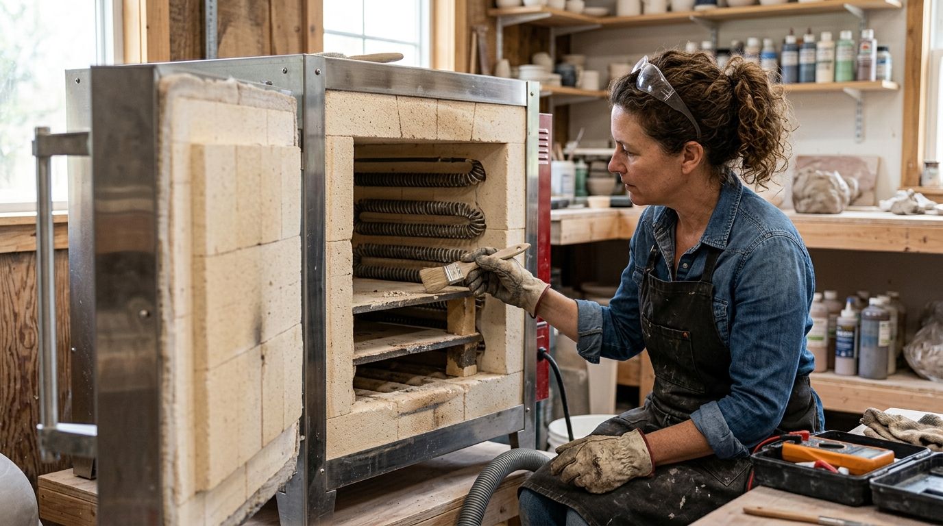 How to maintain a kiln between firings for longer element life
