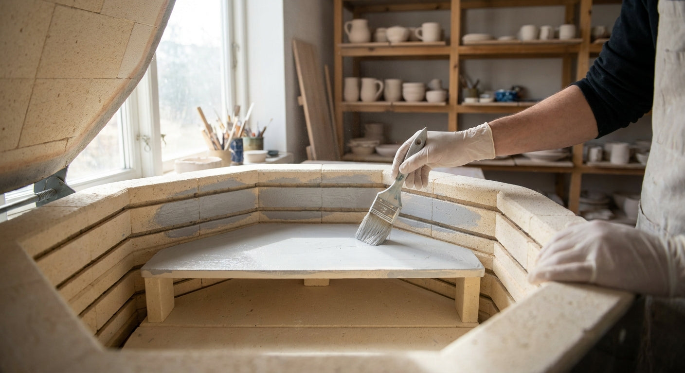 How to season a new kiln before first firing