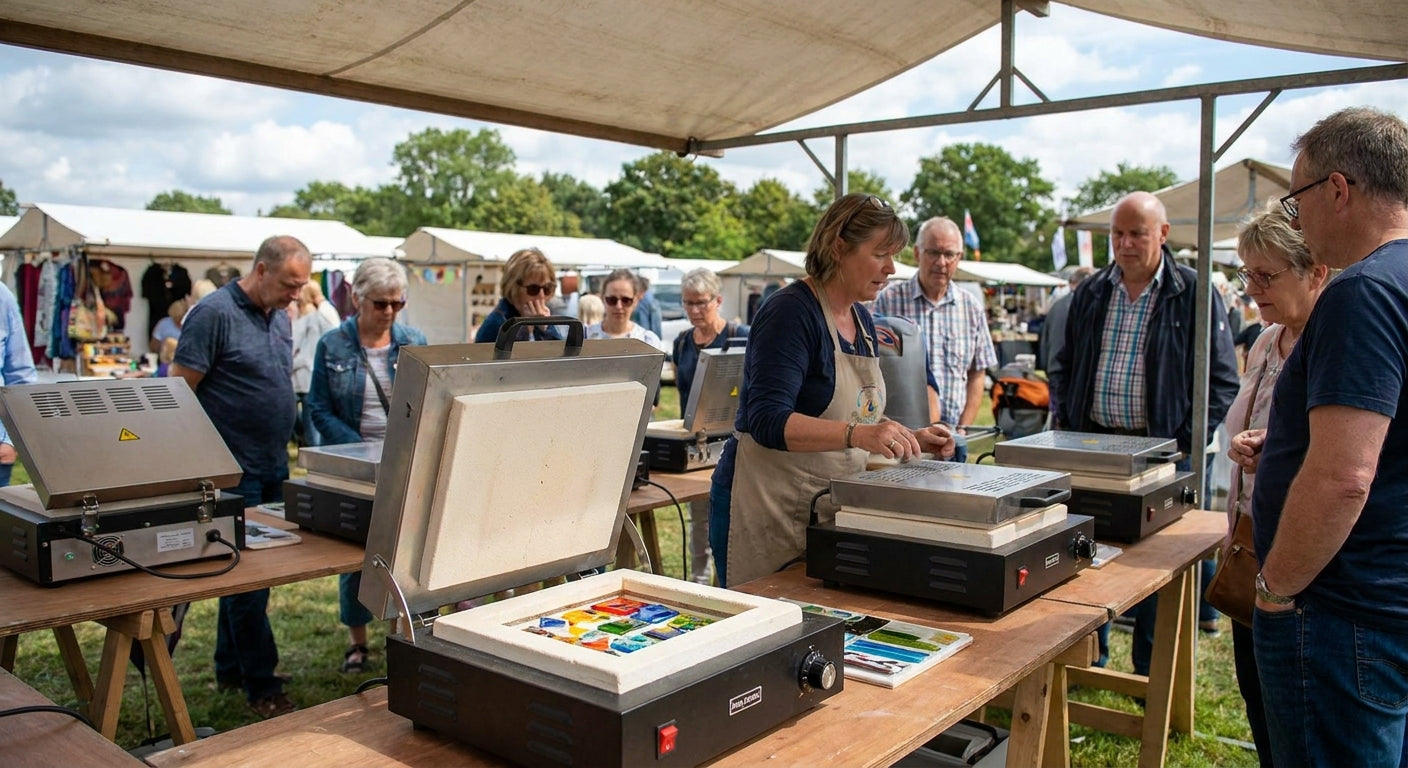 Best portable glass kilns for craft fairs