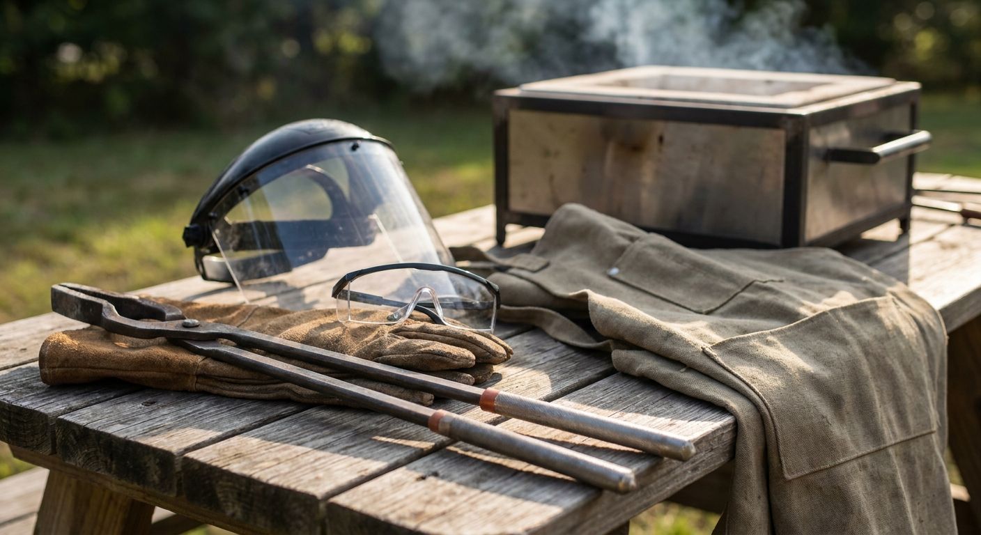 Best raku tongs and safety gear for raku firing