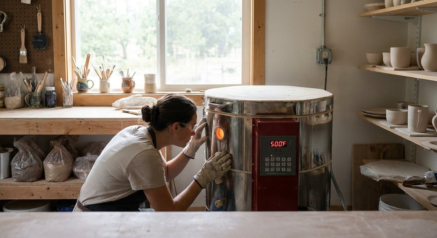 How to test fire a new kiln safely