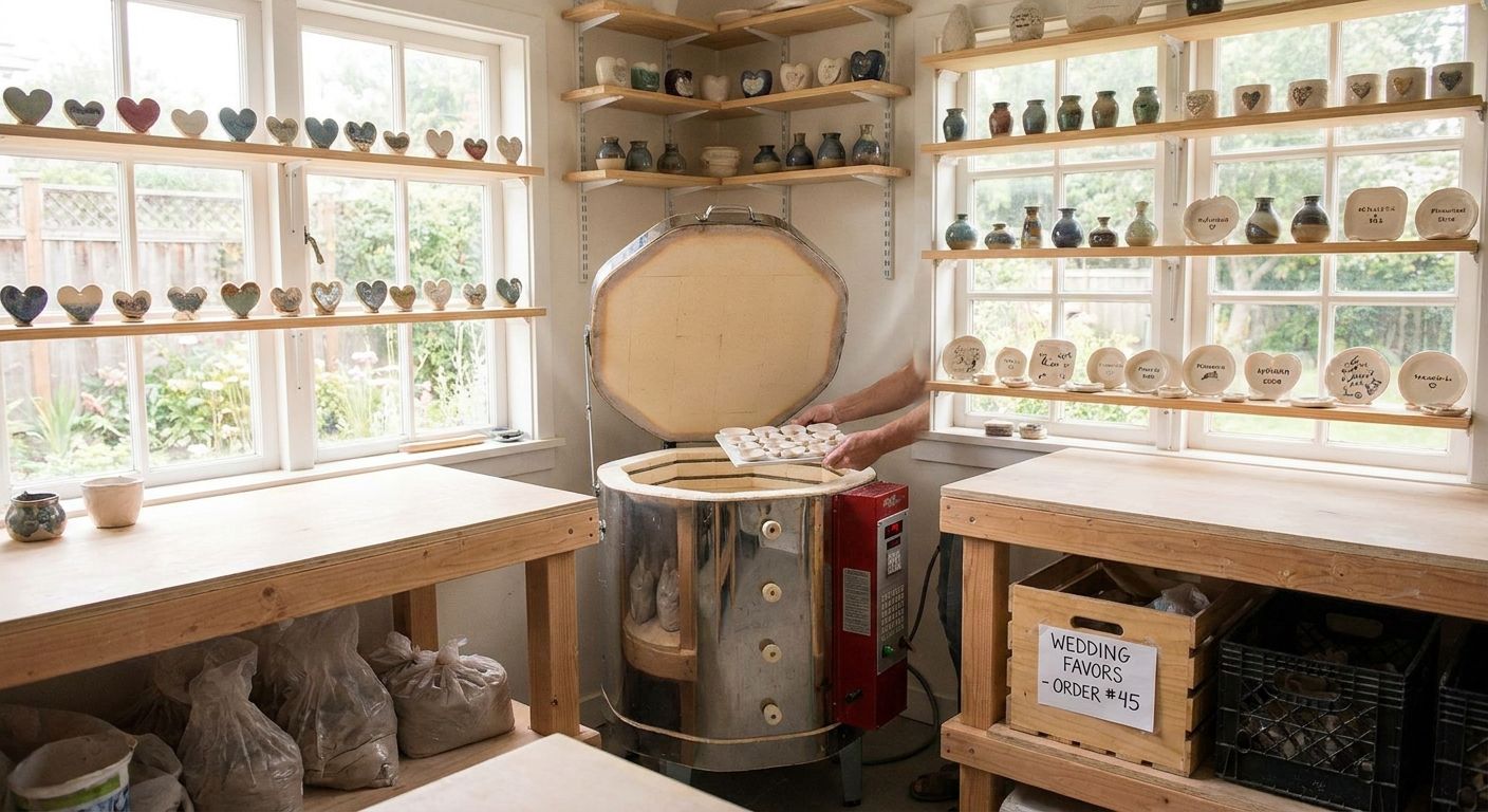 Kilns for wedding favor and small-batch pottery businesses