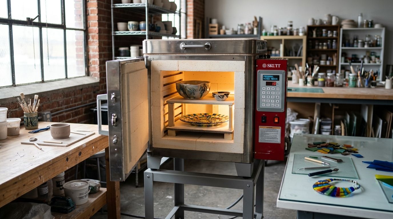 How to choose a dual-media kiln for glass and ceramics