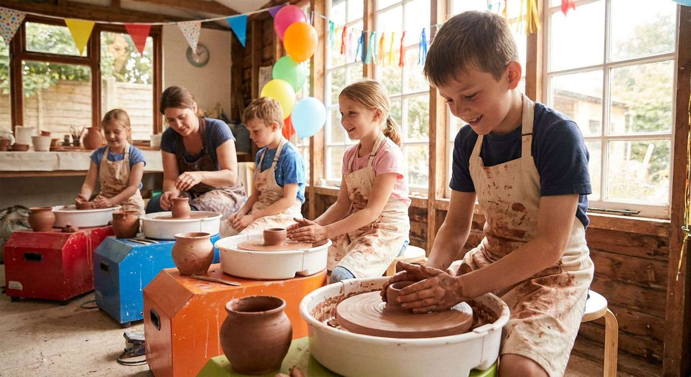 Best pottery wheels for kids' birthday party businesses