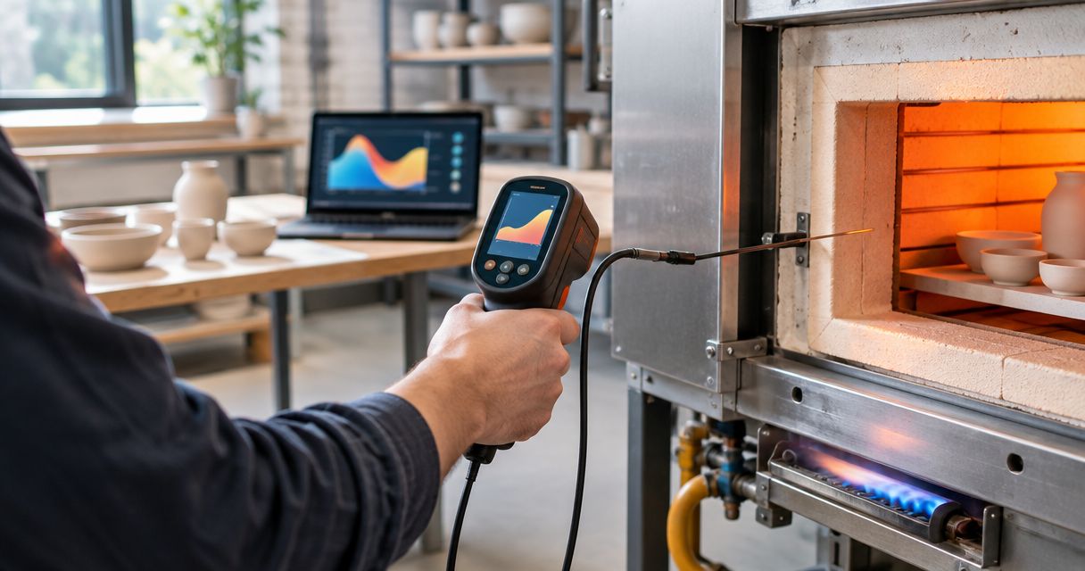 Digital pyrometer to gas kiln: complete 2026 workflow
