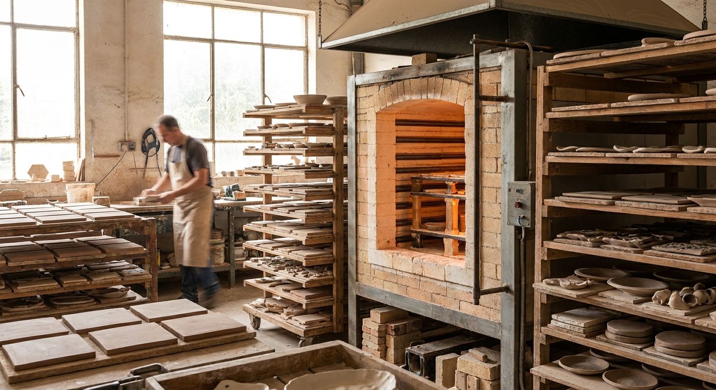 Kilns for architectural tile and mosaic production studios