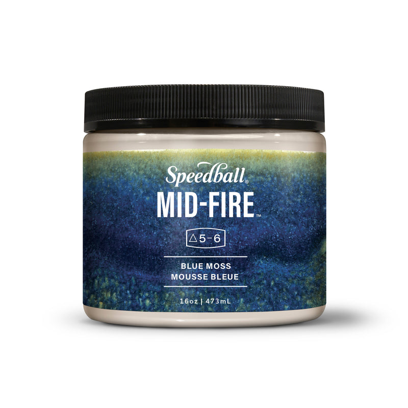 Speedball Mid-Fire Blue Moss Glaze