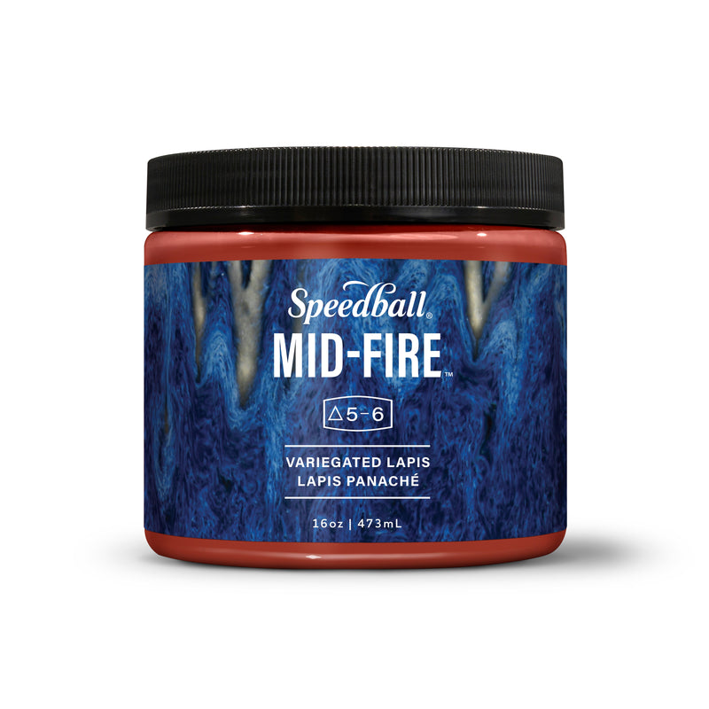 Speedball Mid-Fire Variegated Lapis Glaze