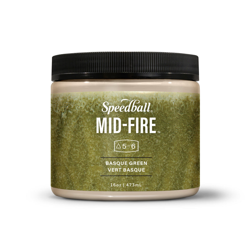Speedball Mid-Fire Basque Green Glaze