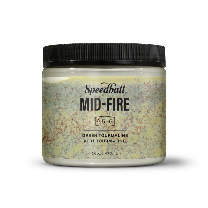 Speedball Mid-Fire Green Tourmaline Glaze
