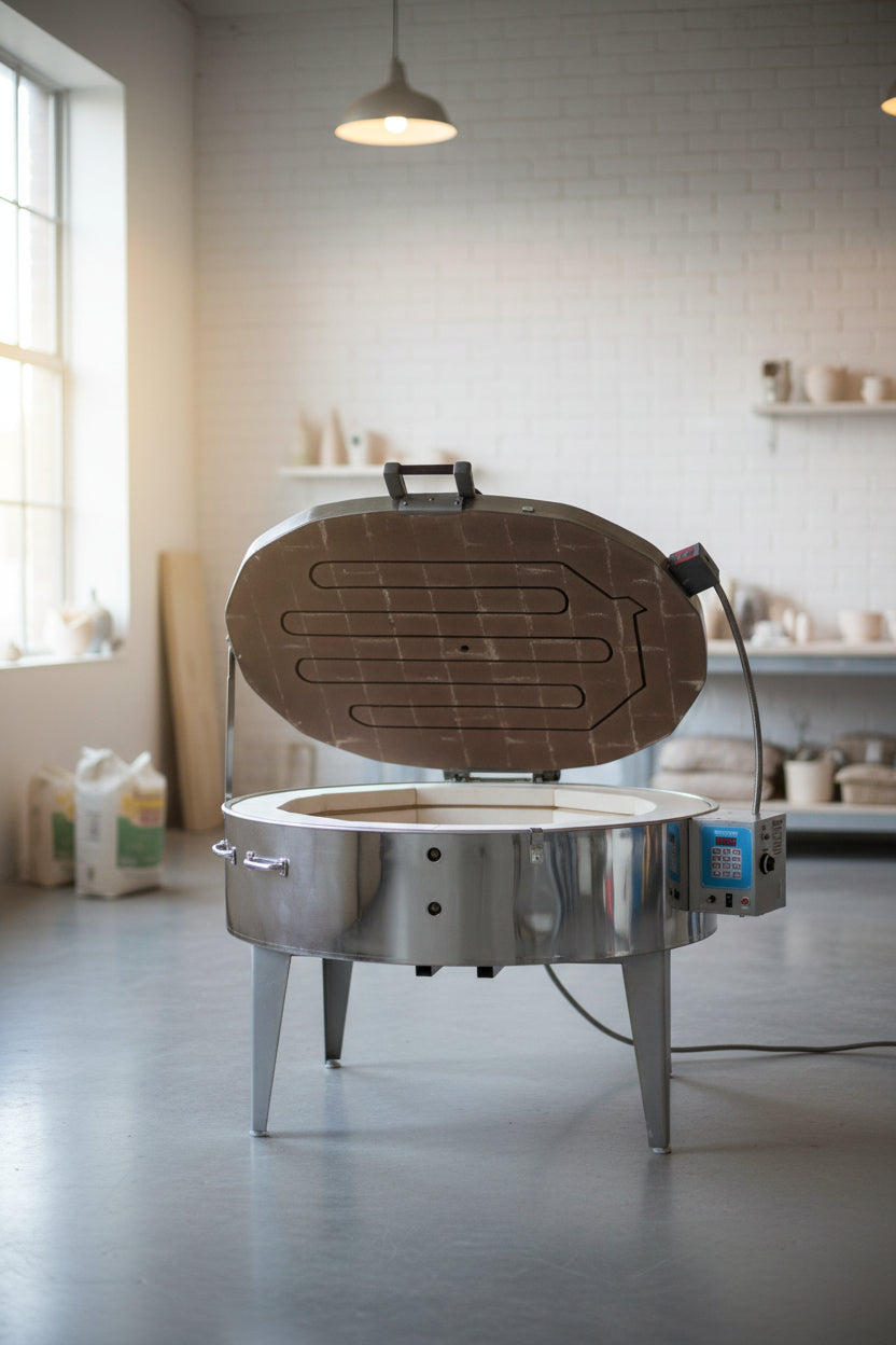 Olympic 309GFE Oval Glass Fusing Kiln – Extra Large 240V Electric