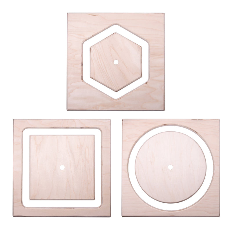 Scott Creek Pottery 4" Clay Extruder Expansion Box Wood Die Kit