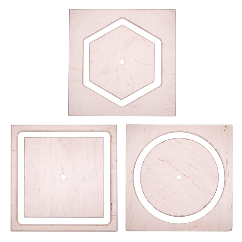 Scott Creek Pottery 5" Clay Extruder Expansion Box Wood Die Kit