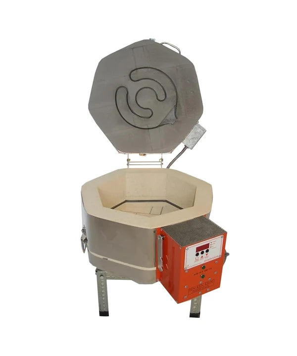 Jen-Ken AF3P 15/6 Glass Fusing & Slumping Kiln – 120V Electric Kiln with Digital Controller Jen-Ken
